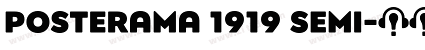 Posterama 1919 Semi字体转换
